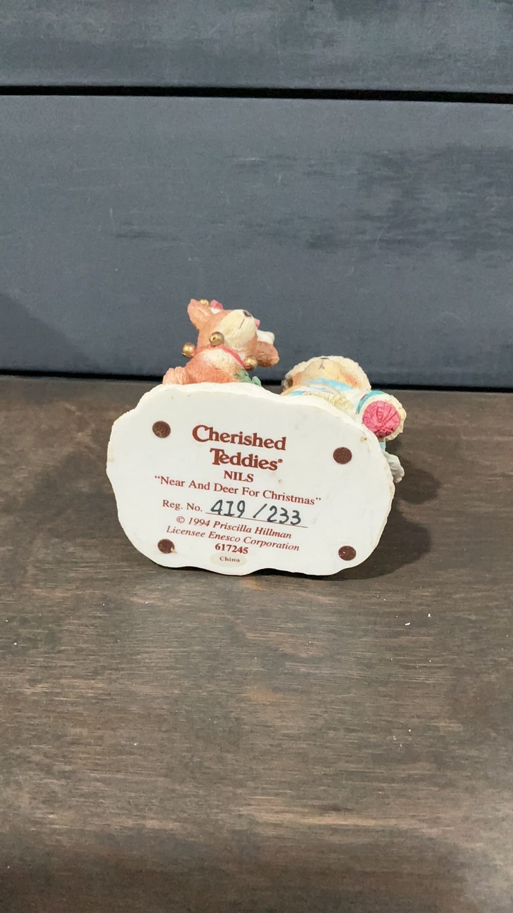 Cherished teddies pre-loved figure