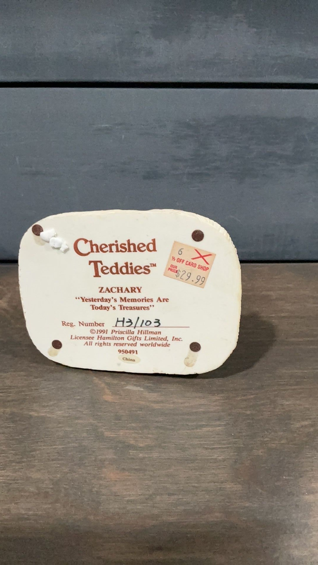 Cherished teddies pre-loved