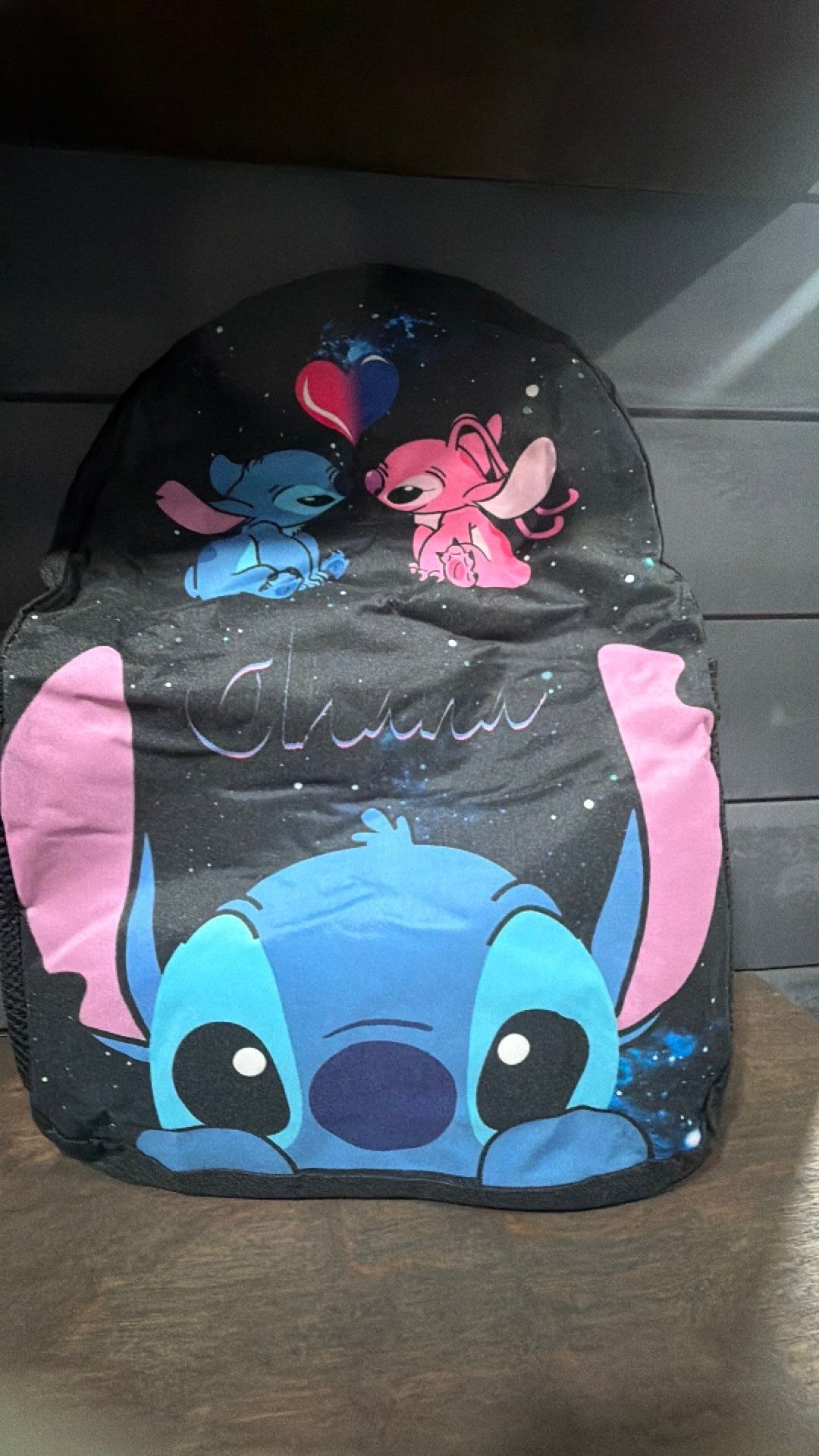 Stitch backpack set