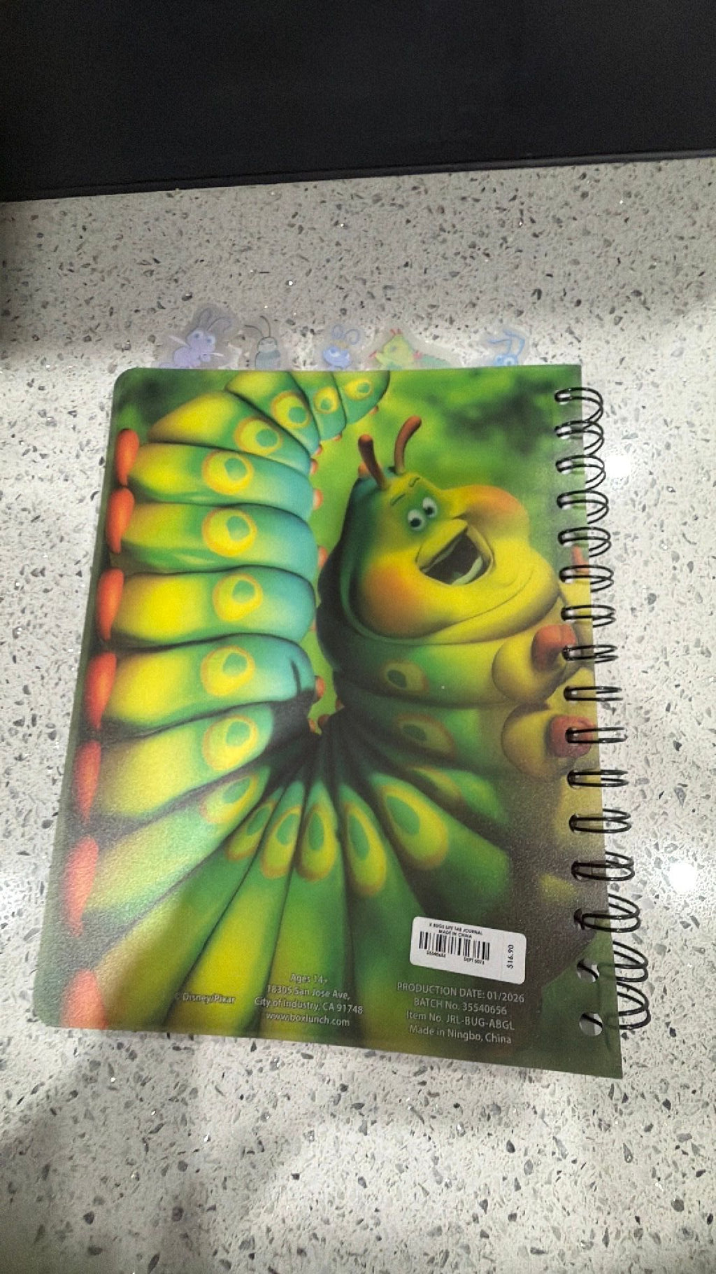 Bugs life journal NWT