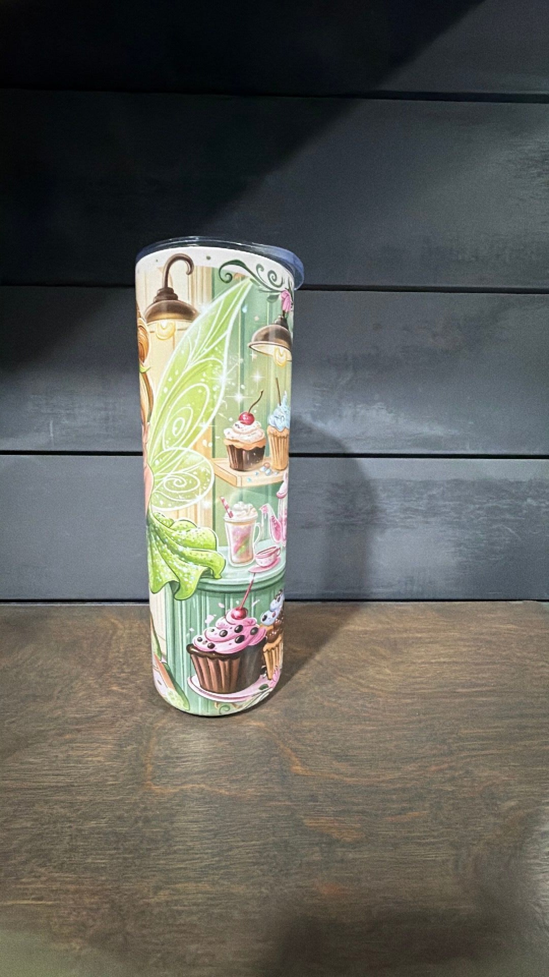 Tinkerbell inspired tumbler