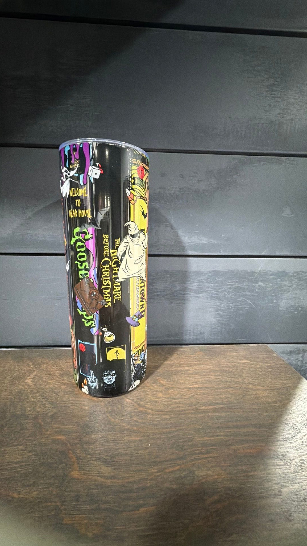 Halloween book inspired tumbler