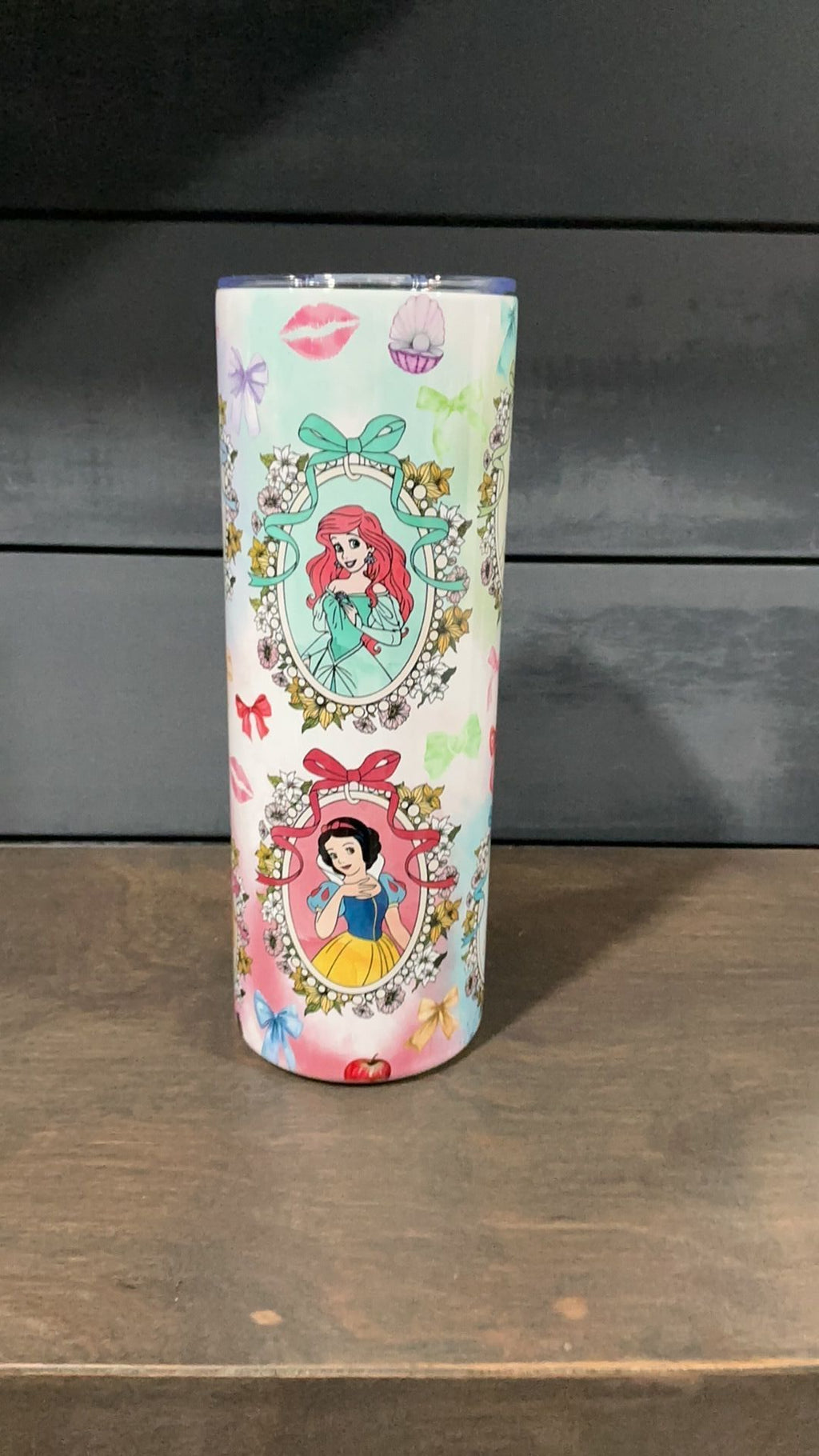 Princess cameo inspired tumbler