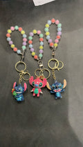 Stitch keychain wristlet NWOT