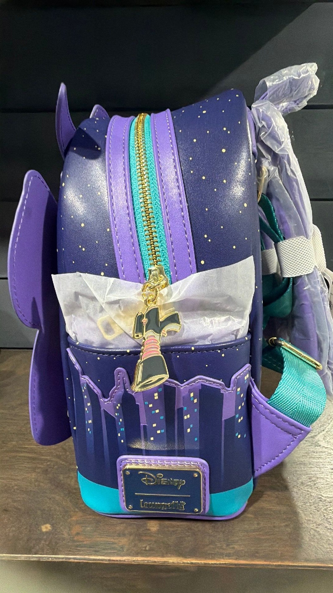 Darkwing Duck backpack NWT
