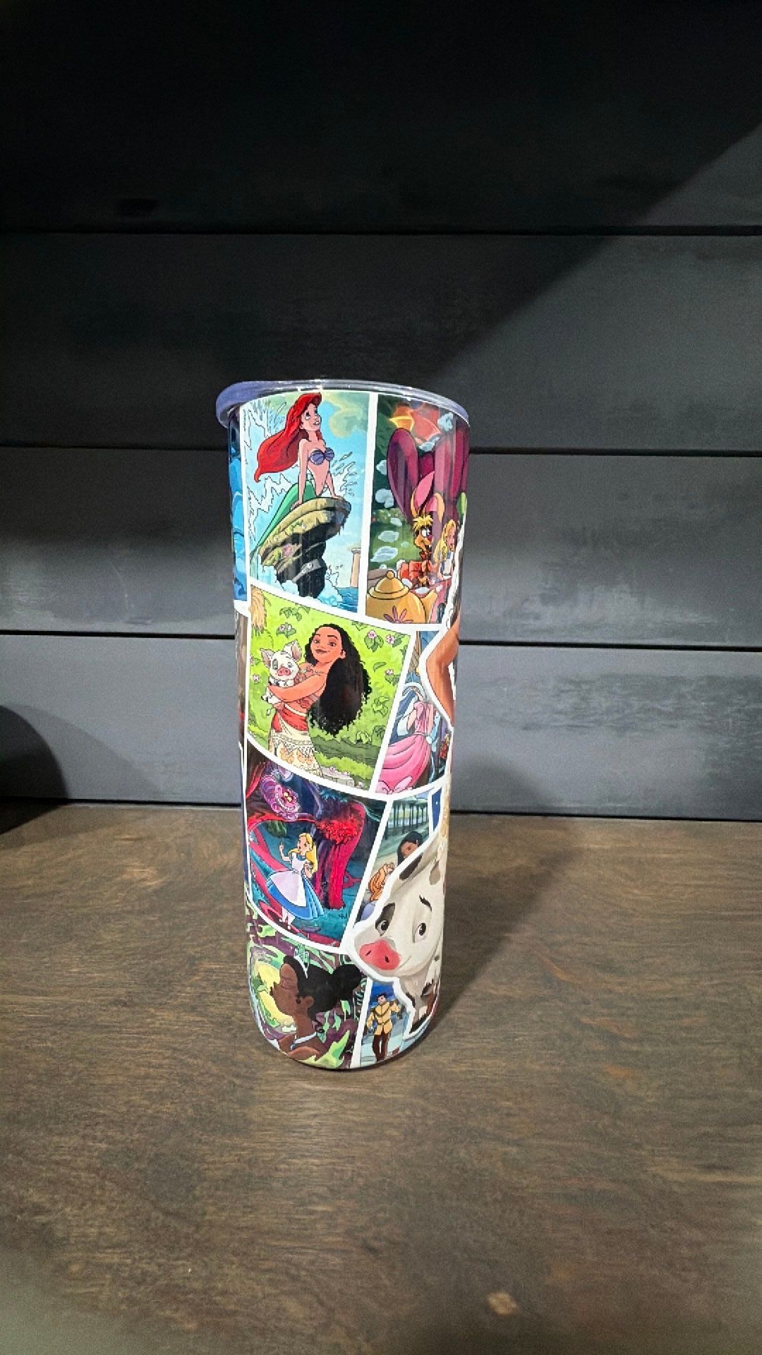 Disney character inspired tumbler