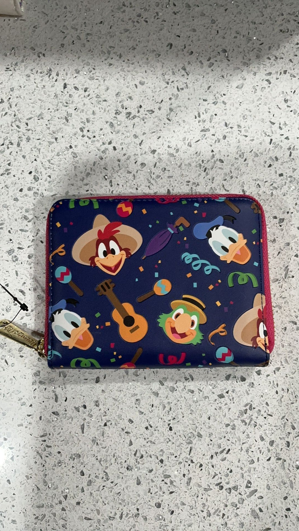 Loungefly NWT Disney Three Caballeros Zip Around Wallet