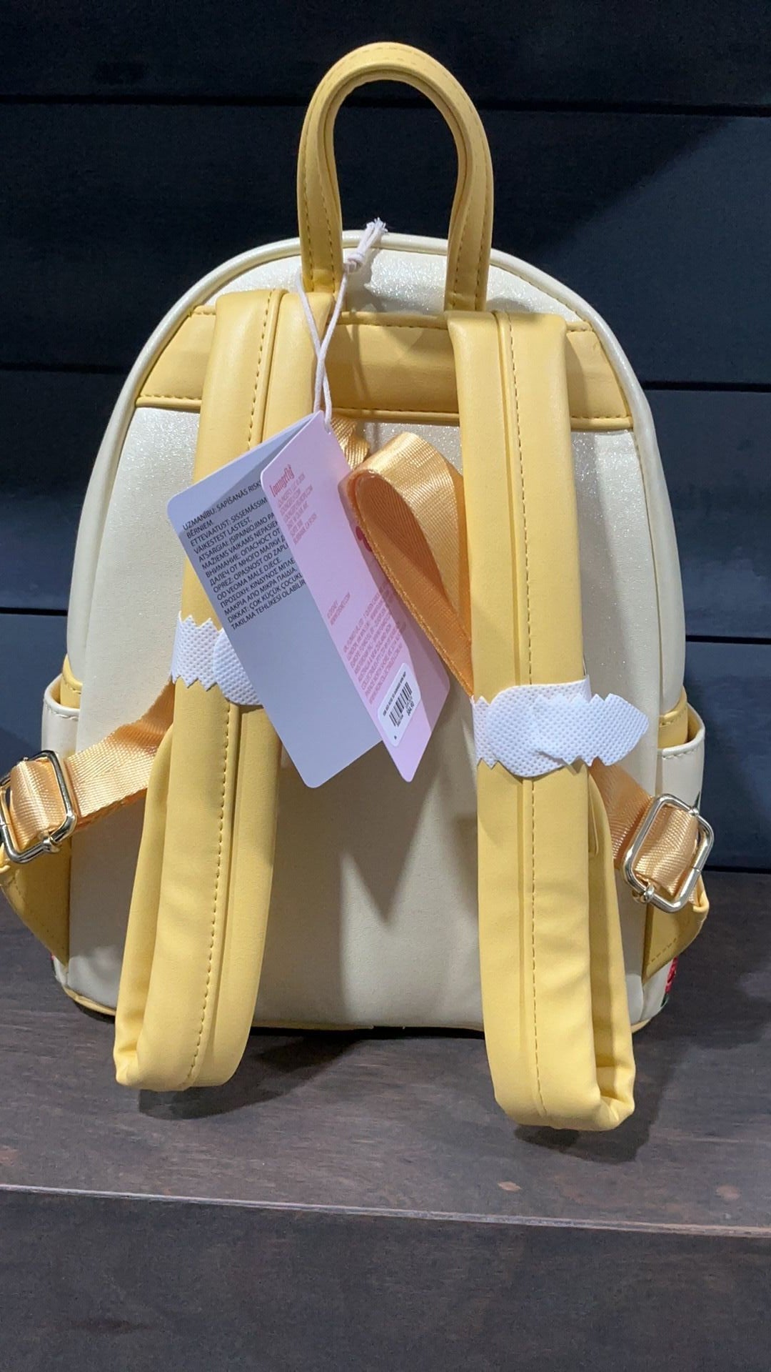 Belle red rose backpack NWT