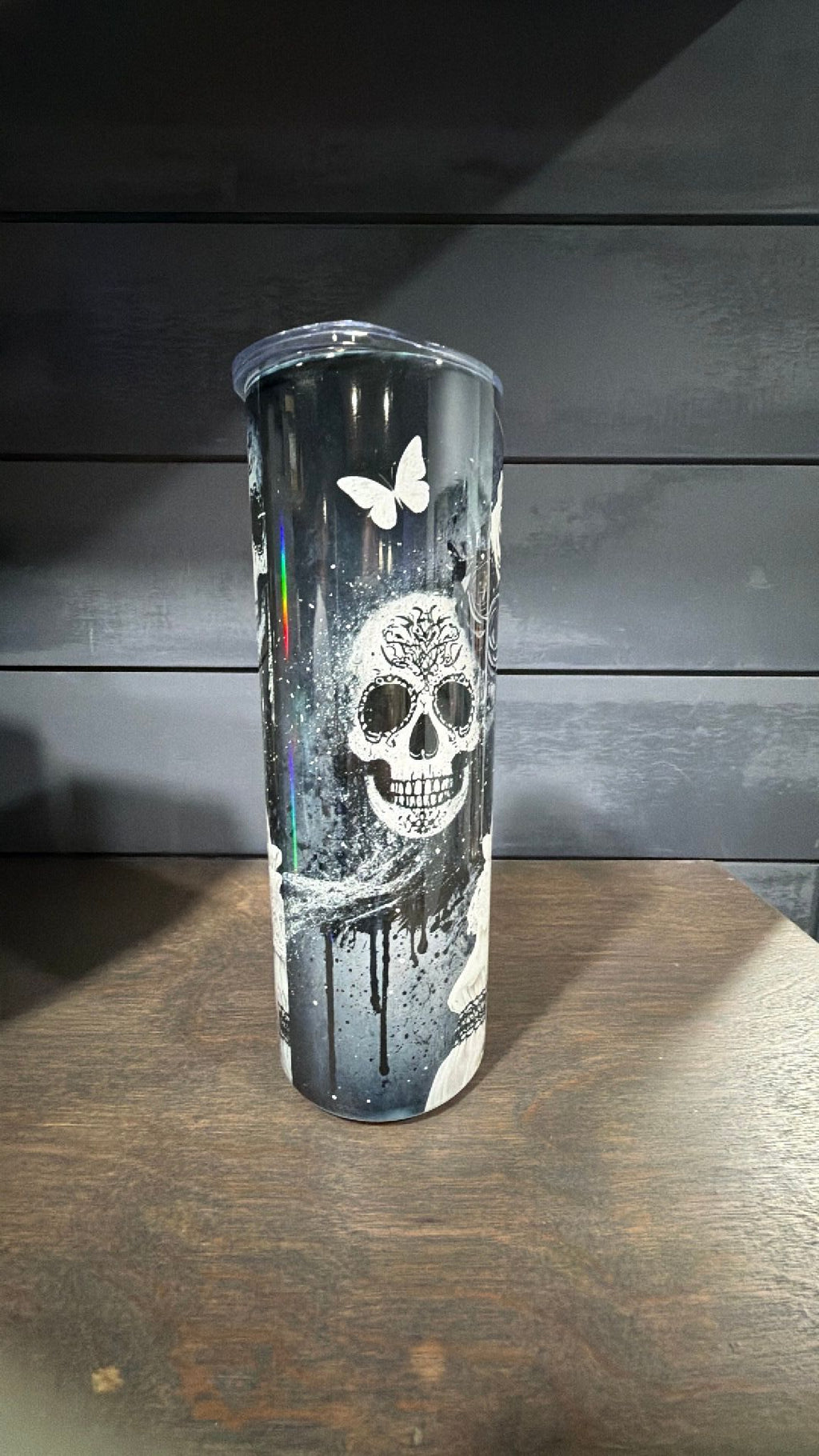 Sugar skull tumbler