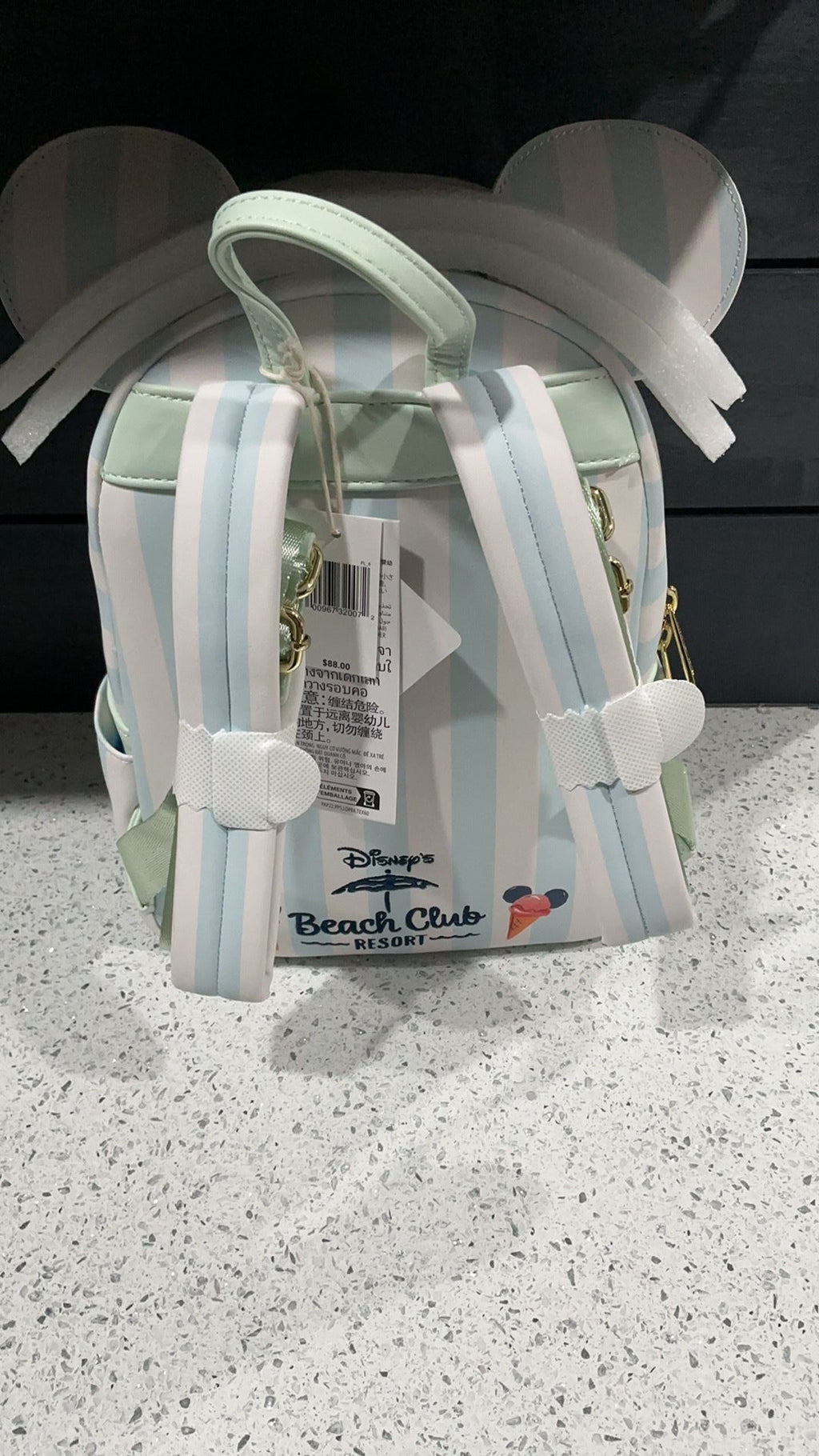 Disney beach club backpack NWT