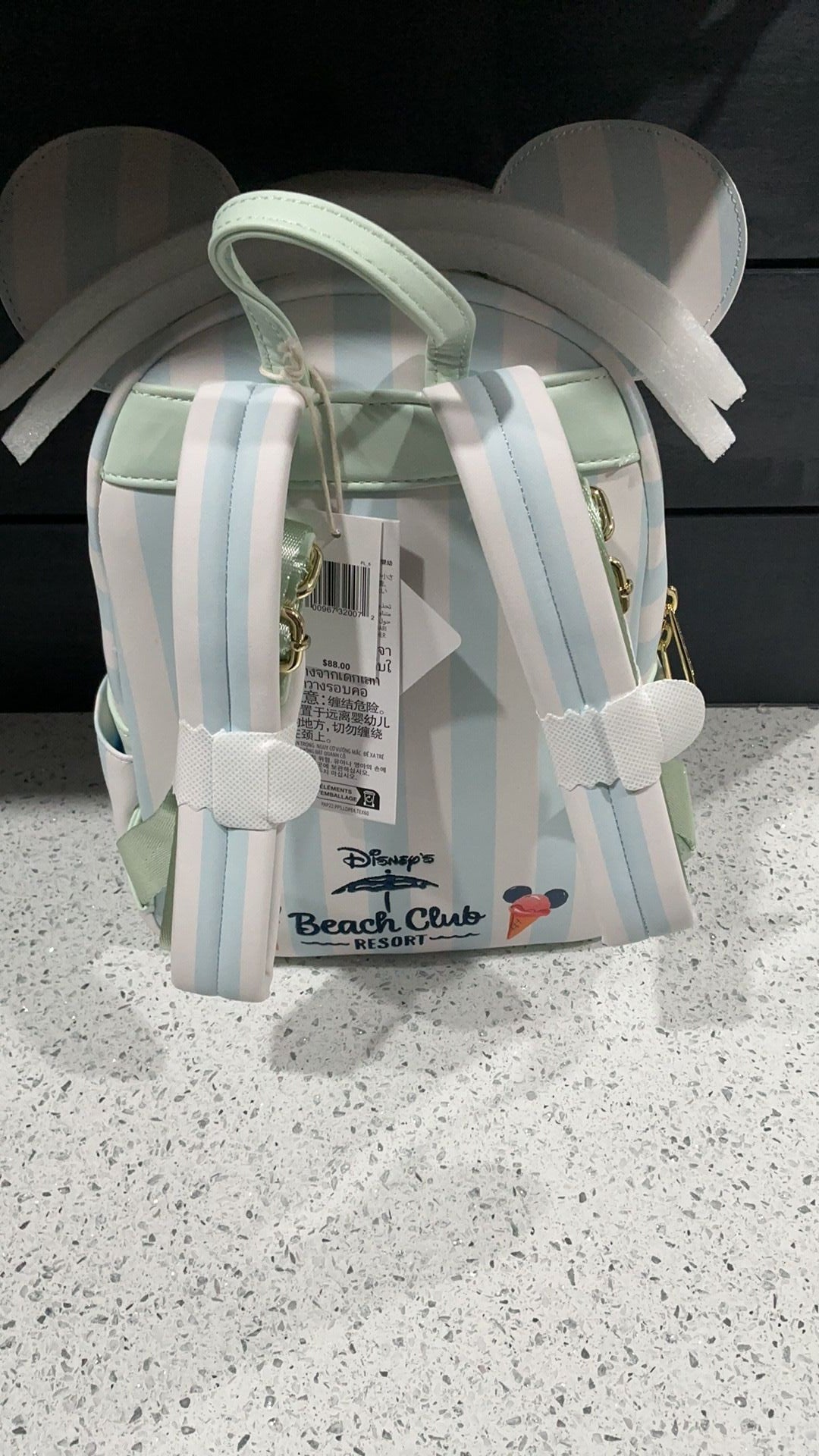 Disney beach club backpack NWT