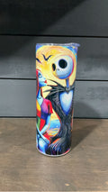 Jack and Sally inspired tumbler