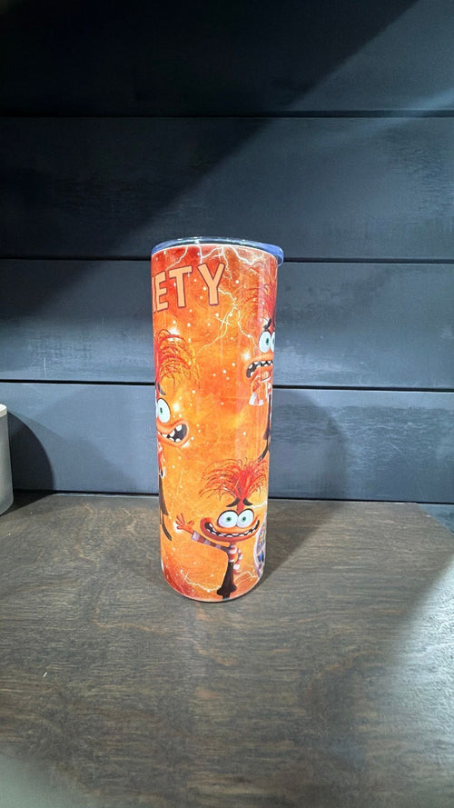 Anxiety inspired tumbler