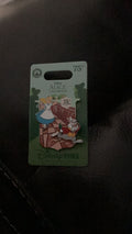 Alice and white rabbit pin