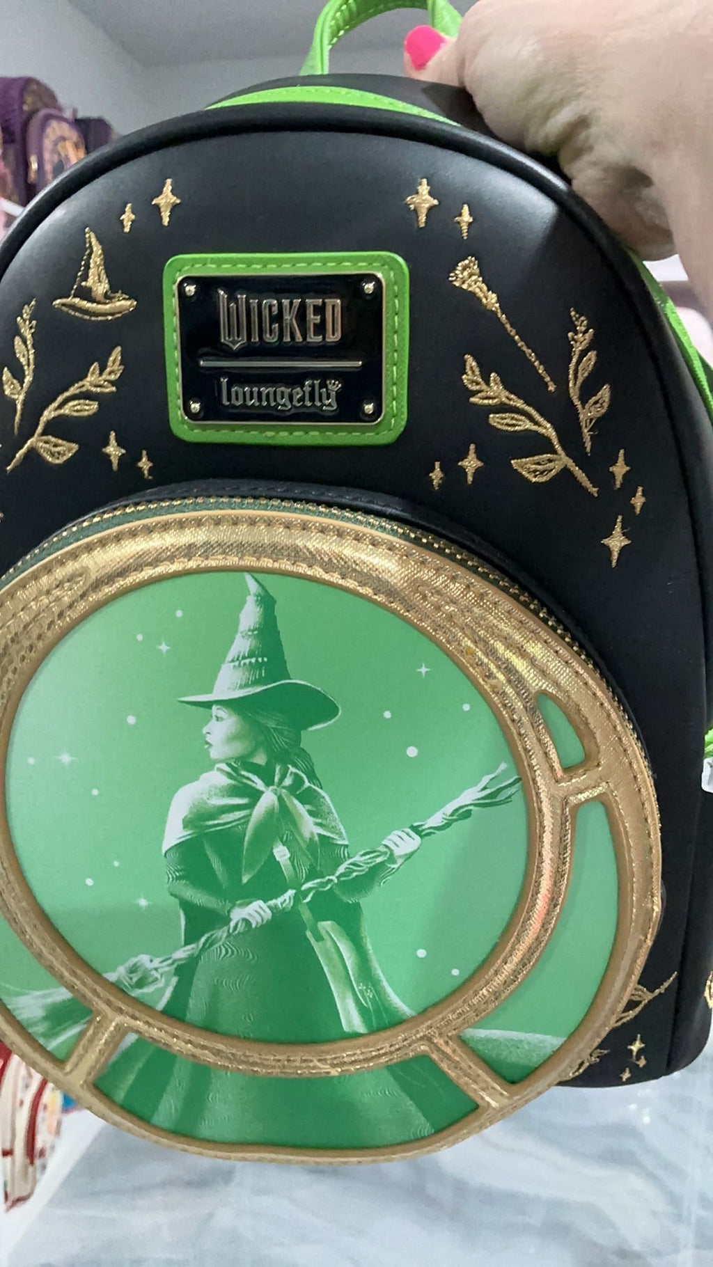 Loungefly NWT Wicked Elphaba Mini-Backpack - Entertainment Earth Exclusive