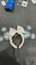 Minnie Mouse iridescent ears NWT