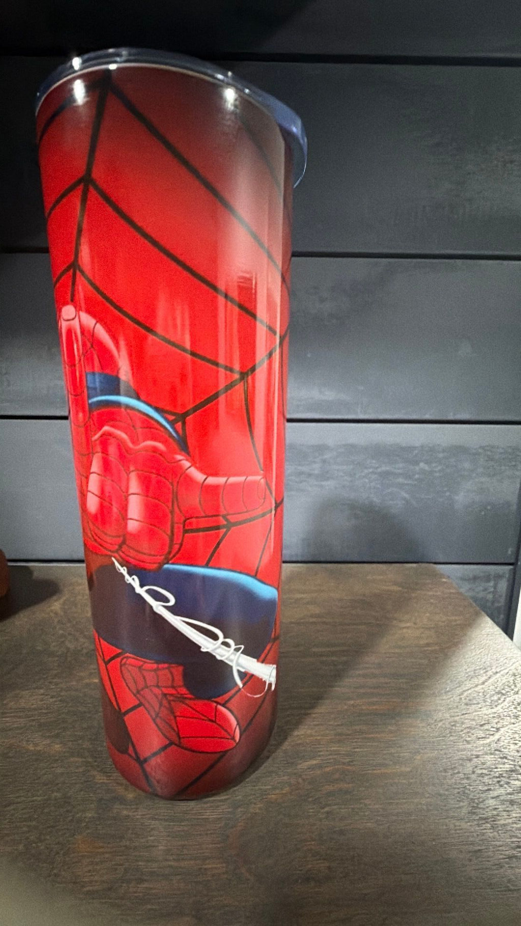 Spider-Man inspired tumbler