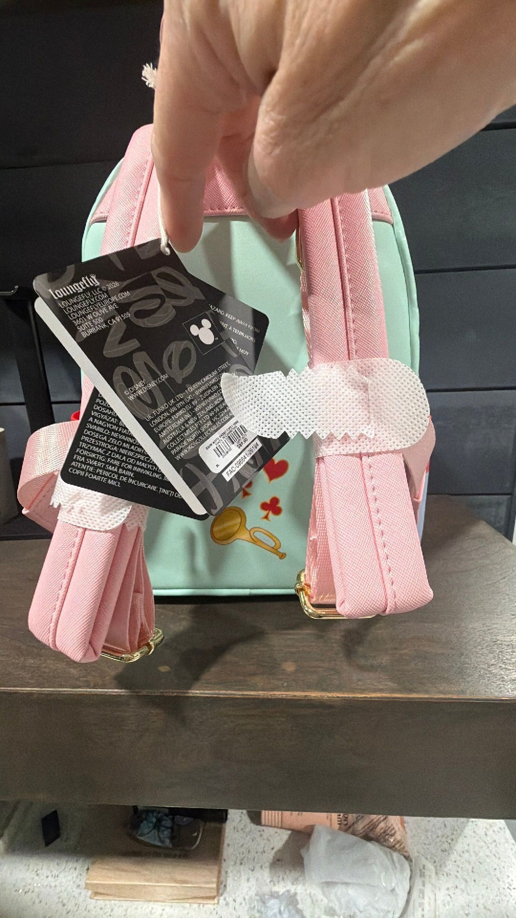 Alice in wonderland backpack NWT