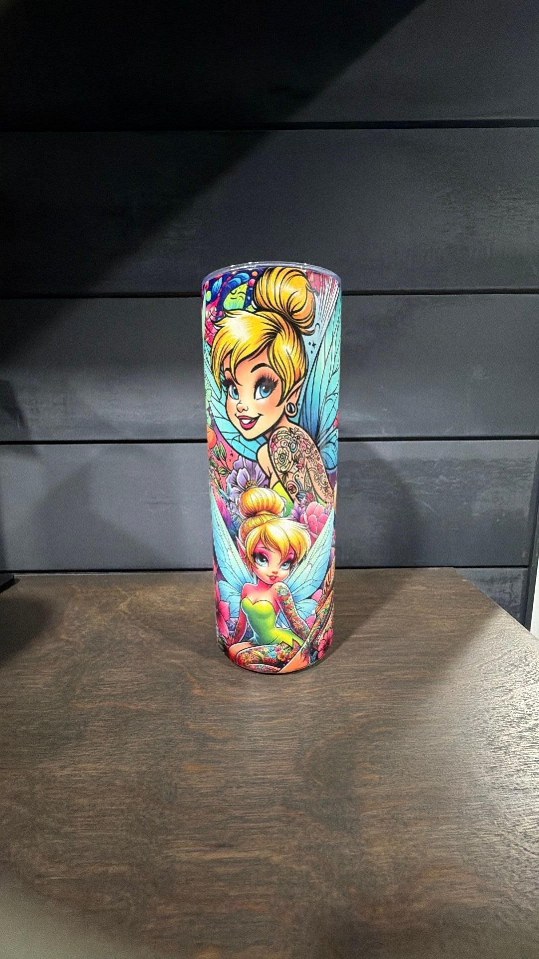 Tinkerbell inspired tumbler