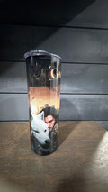 Game of thrones inspired tumbler stainless steel tumbler comes in box with lid and straw