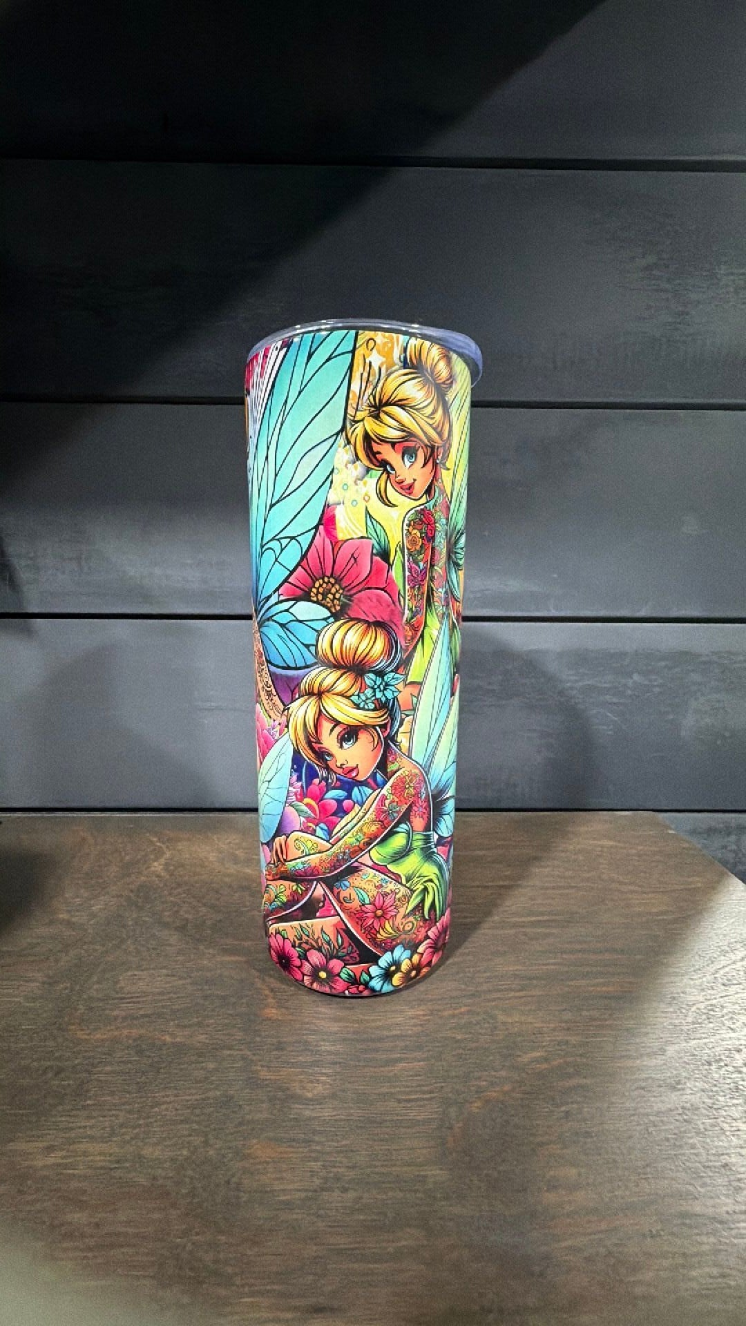 Tinkerbell inspired tumbler