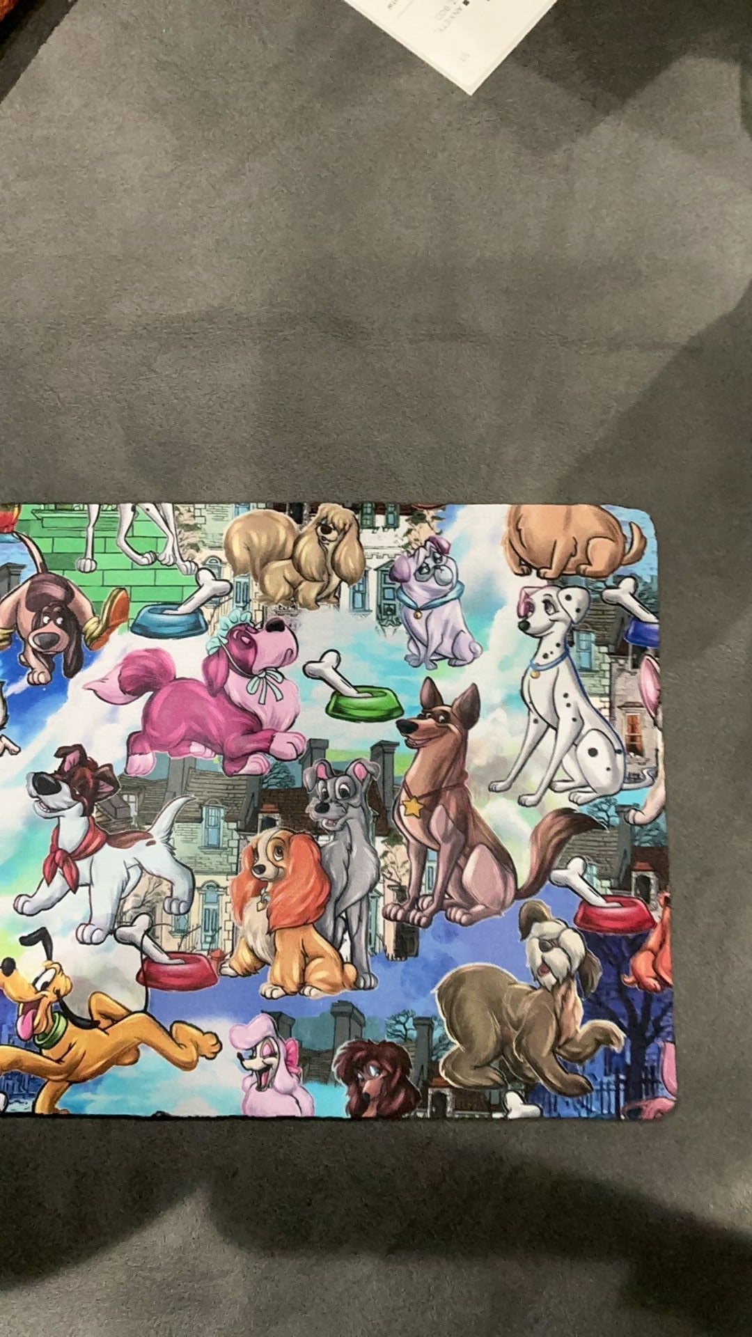 Disney dogs inspired mouse pad