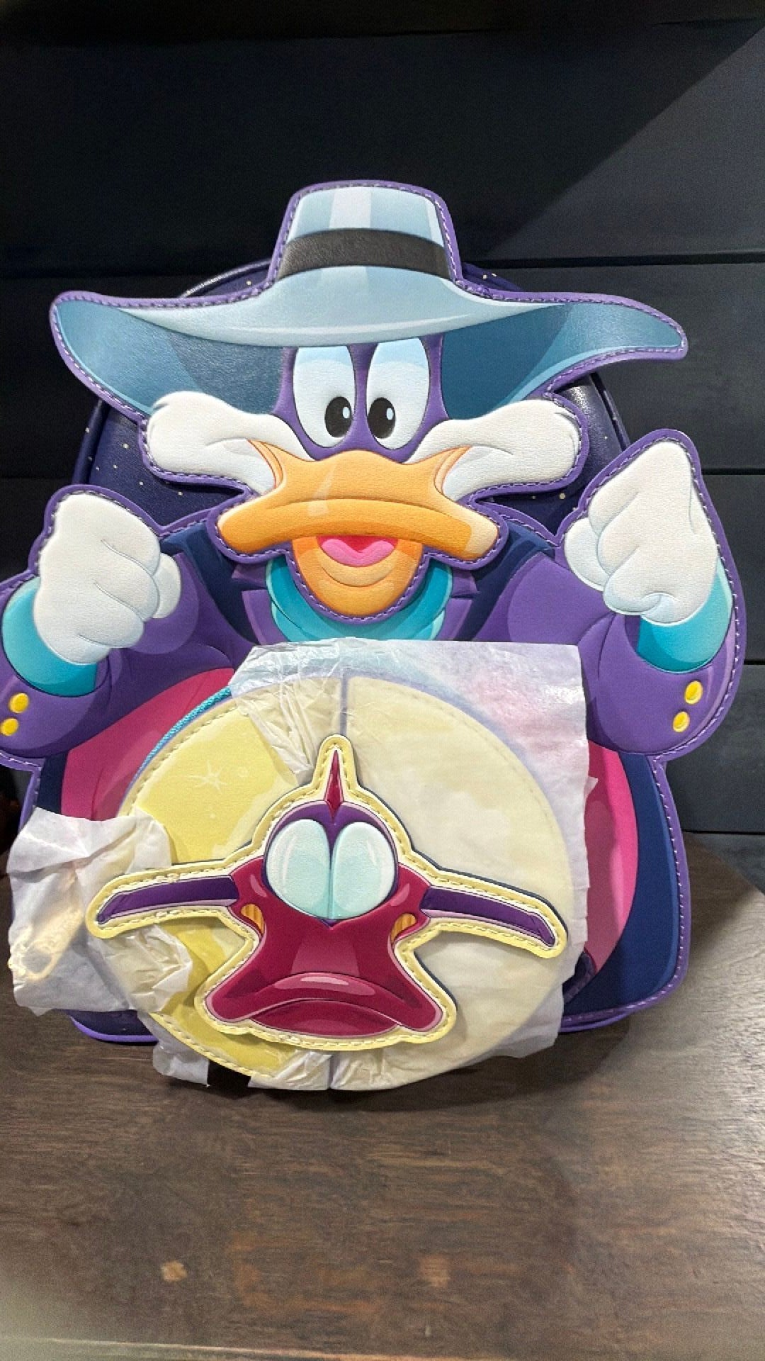 Darkwing Duck backpack NWT