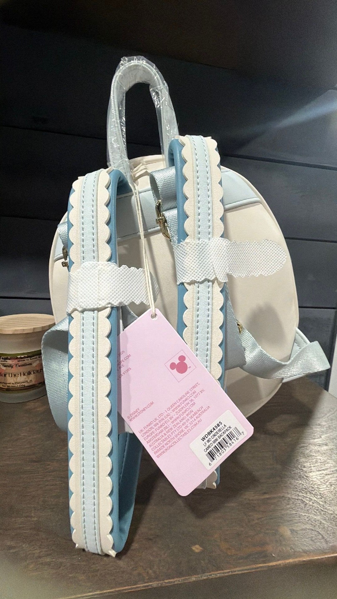Cinderella cameo backpack NWT