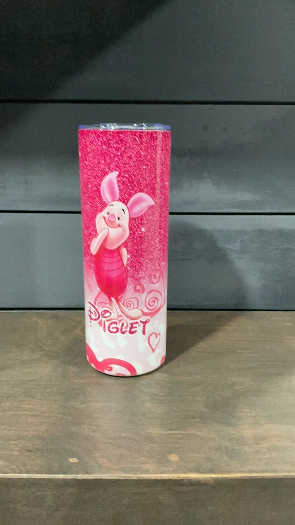 Piglet inspired tumbler
