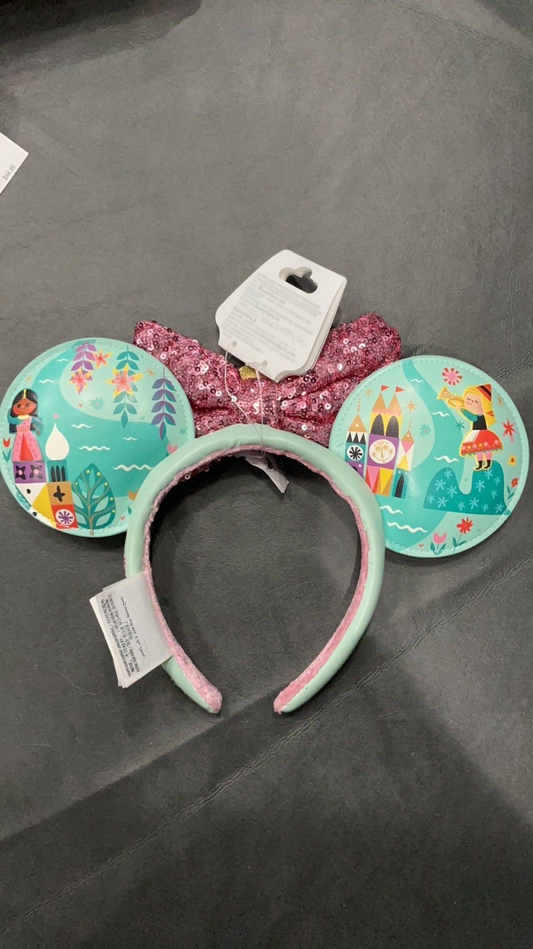 Small world ears headband NWT