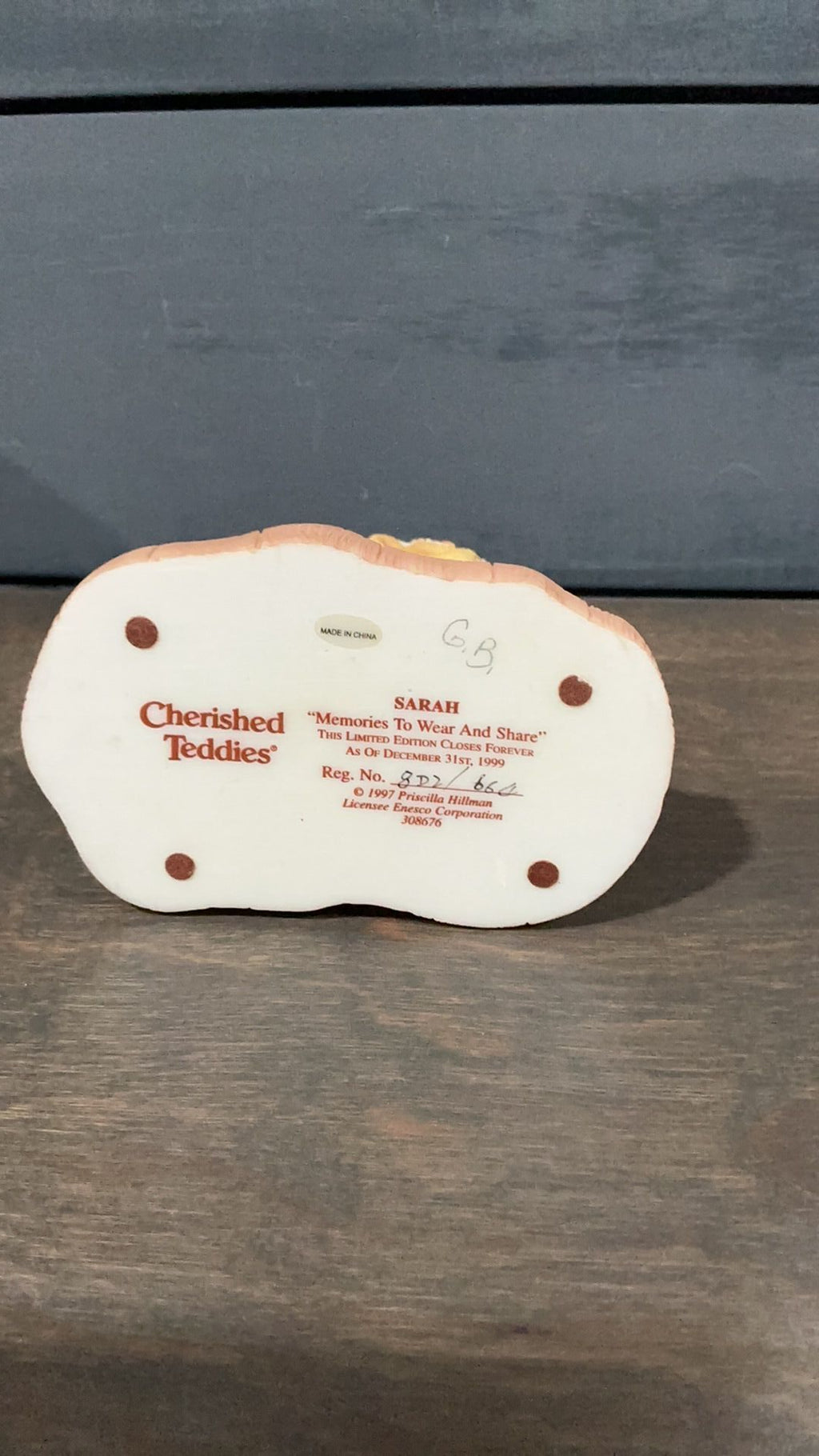 Cherish teddies figure Pre-loved