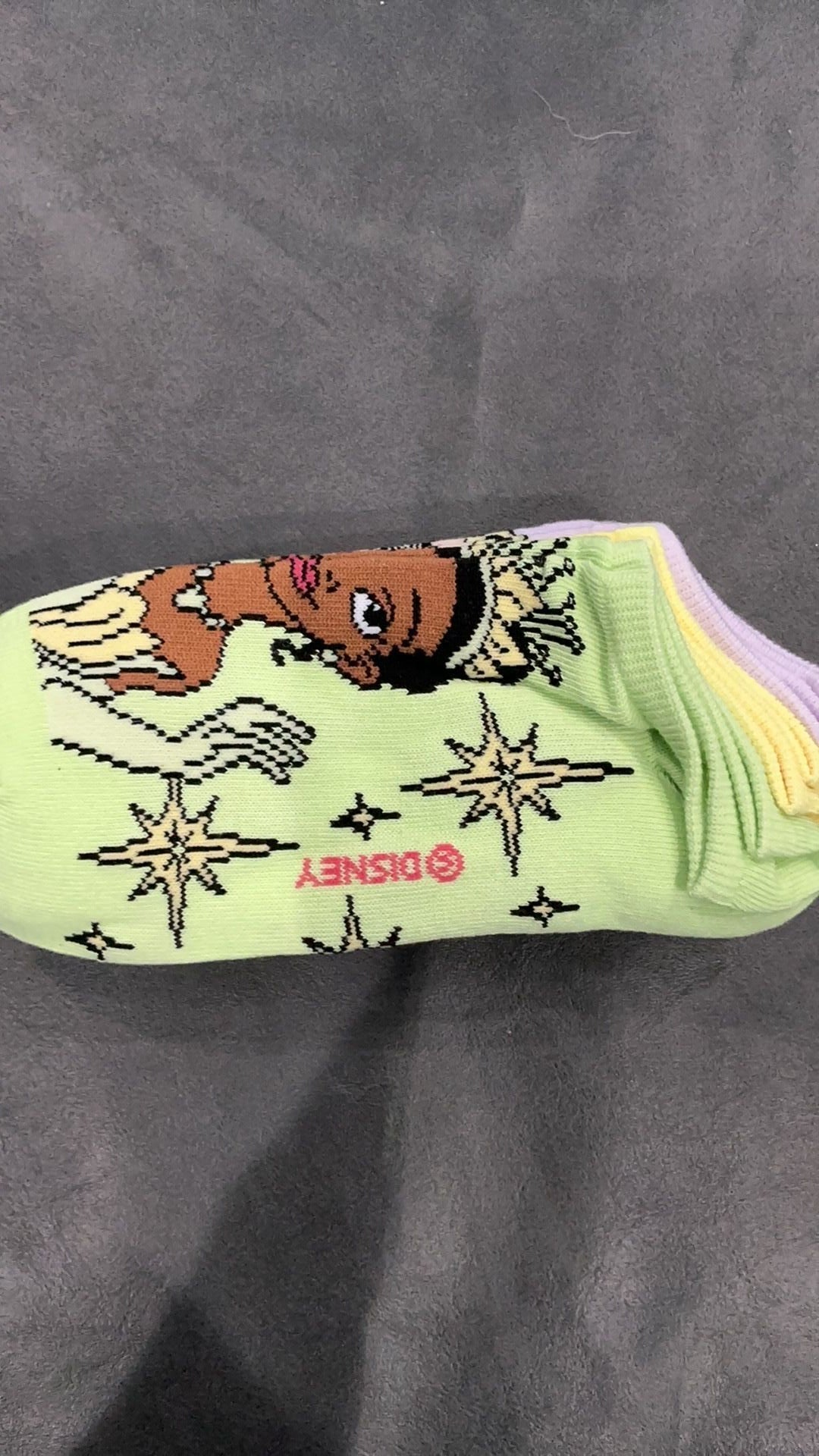 Princess socks show size 4-10