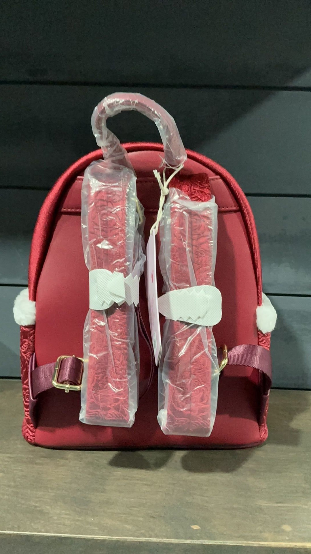 Belle Christmas backpack NWT