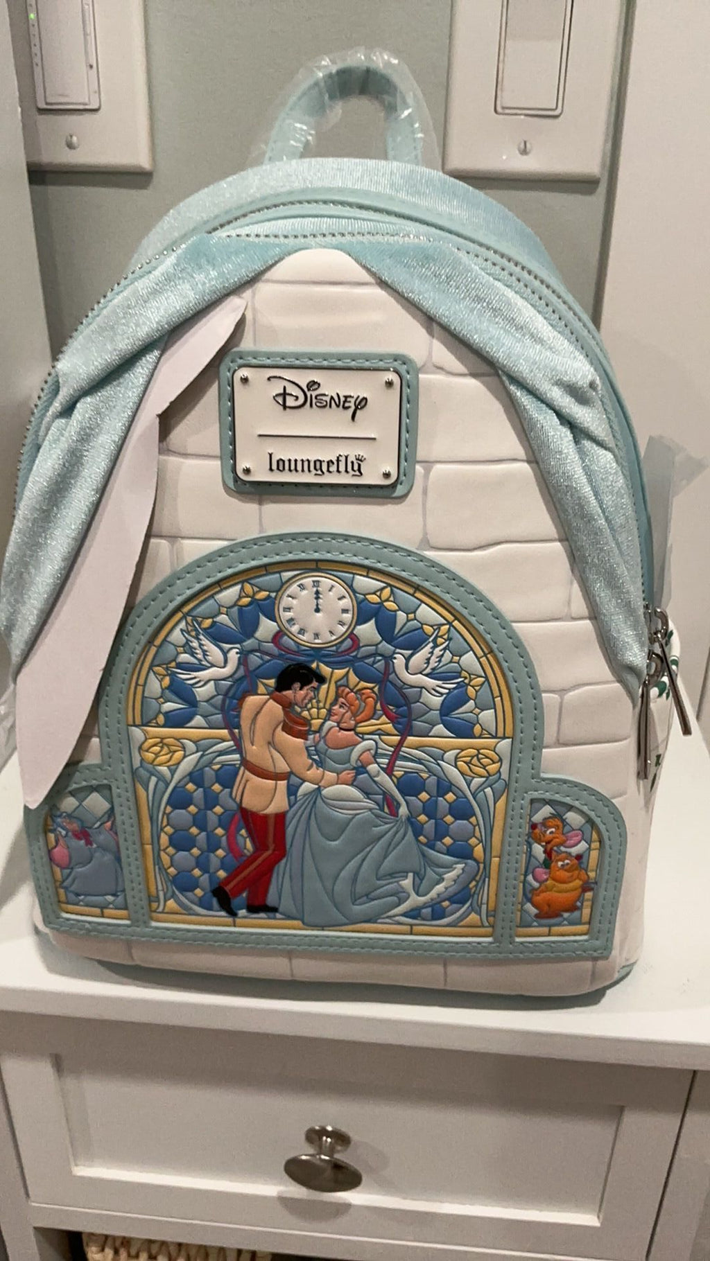 Cinderella and prince backpack NWT