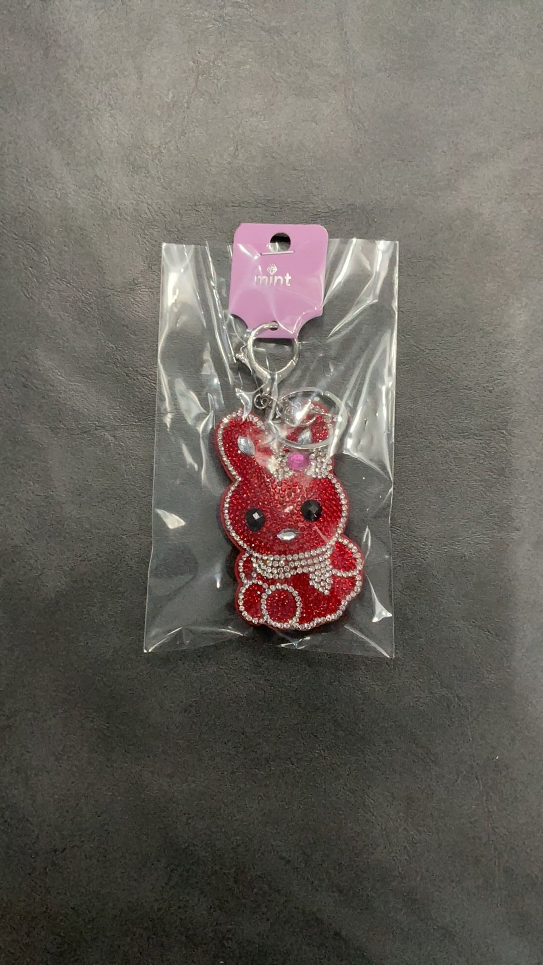 Bunny keychain NWT