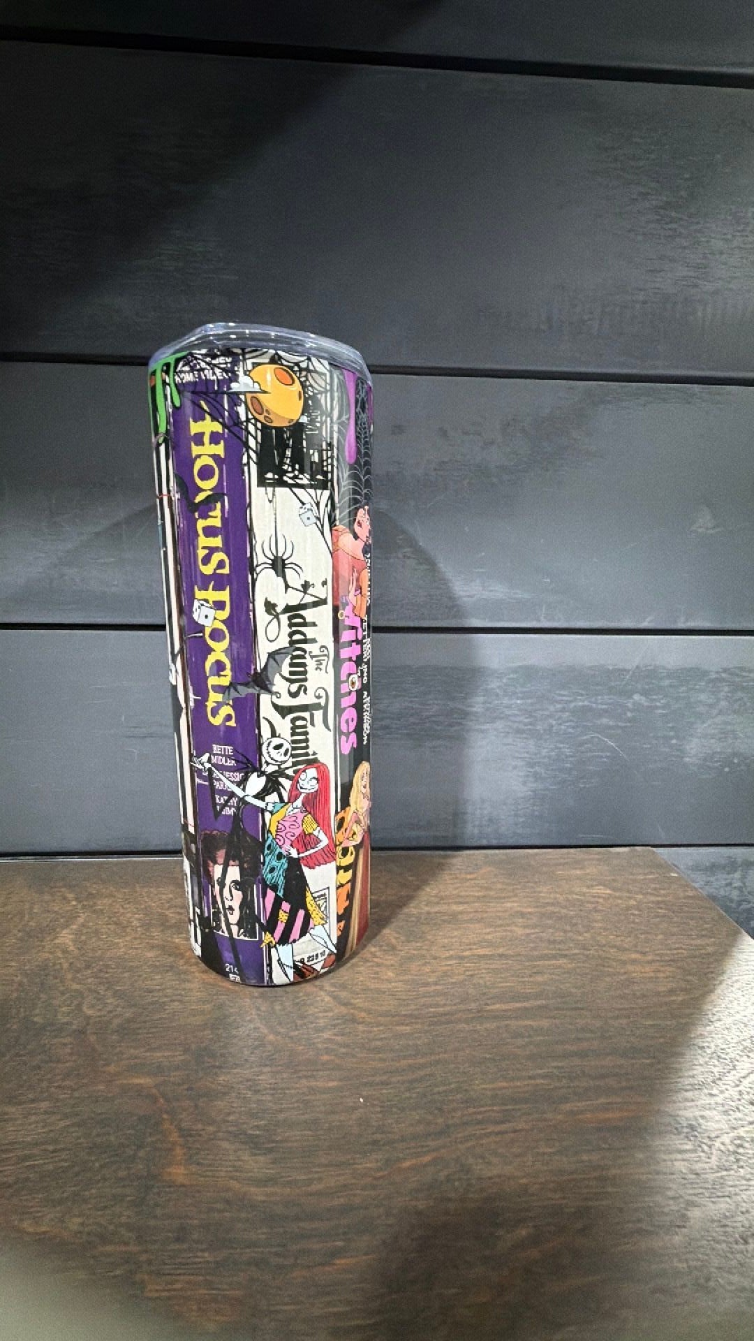 Halloween book inspired tumbler
