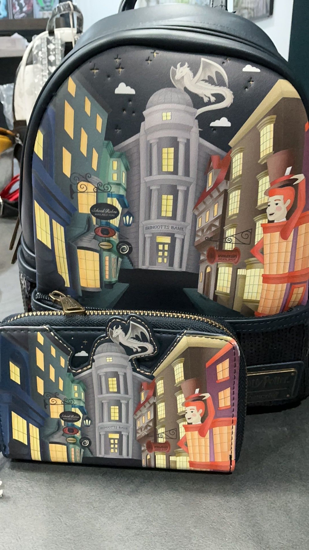 Harry Potter backpack and wallet NWT
