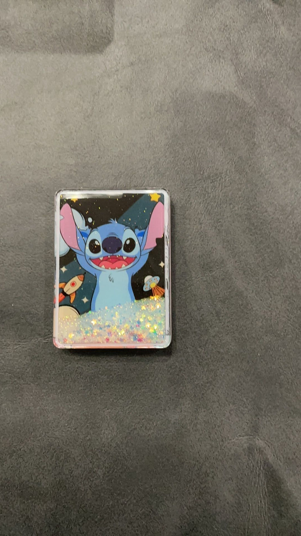 Stitch astronaut glitter mirrors NWOT