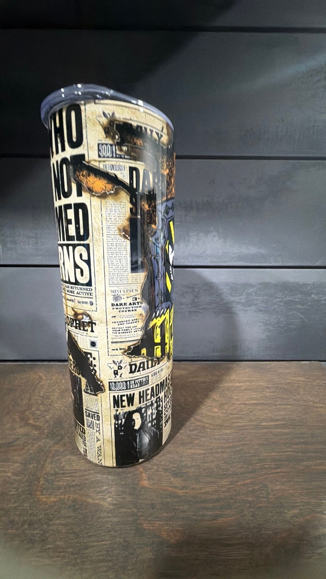 Hufflepuff inspired tumbler