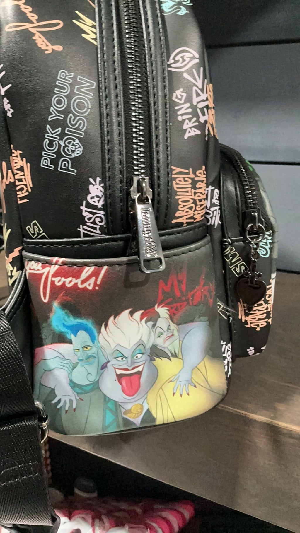 Villains backpack NWT
