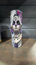 Sugar skull tumbler