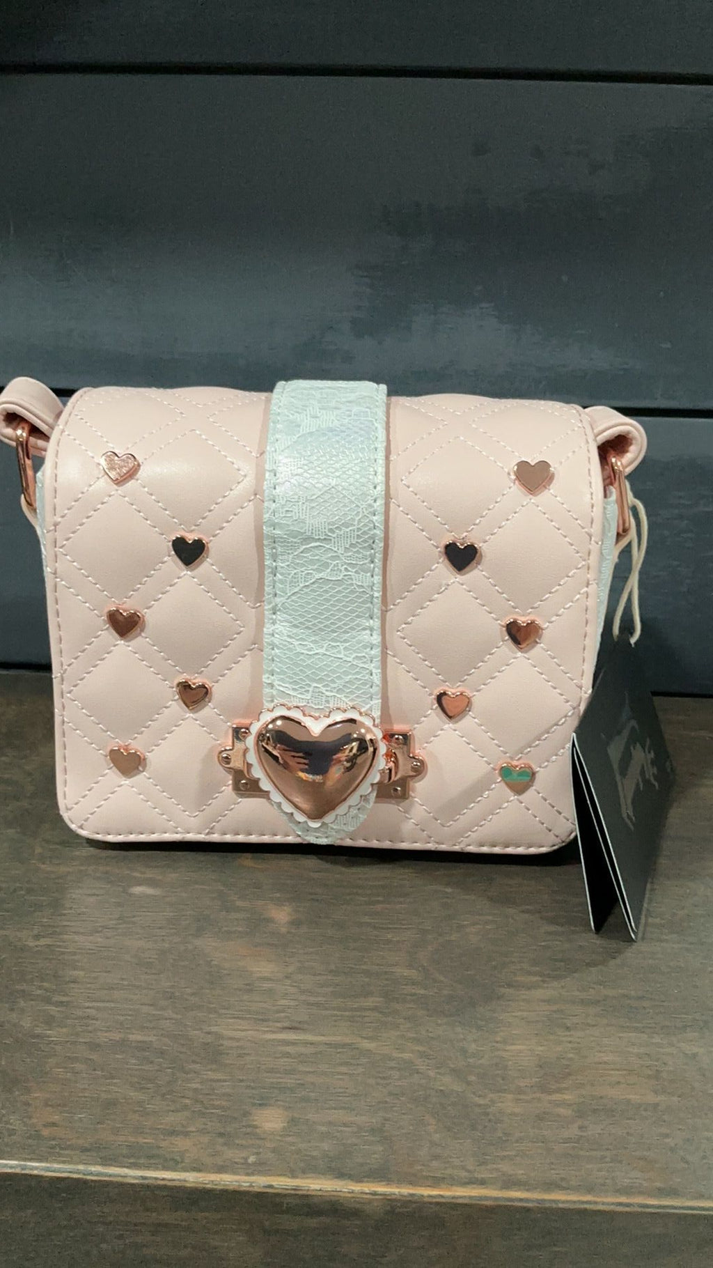 Loungefly - Heart Envelope Crossbody Bag With Bag Charm