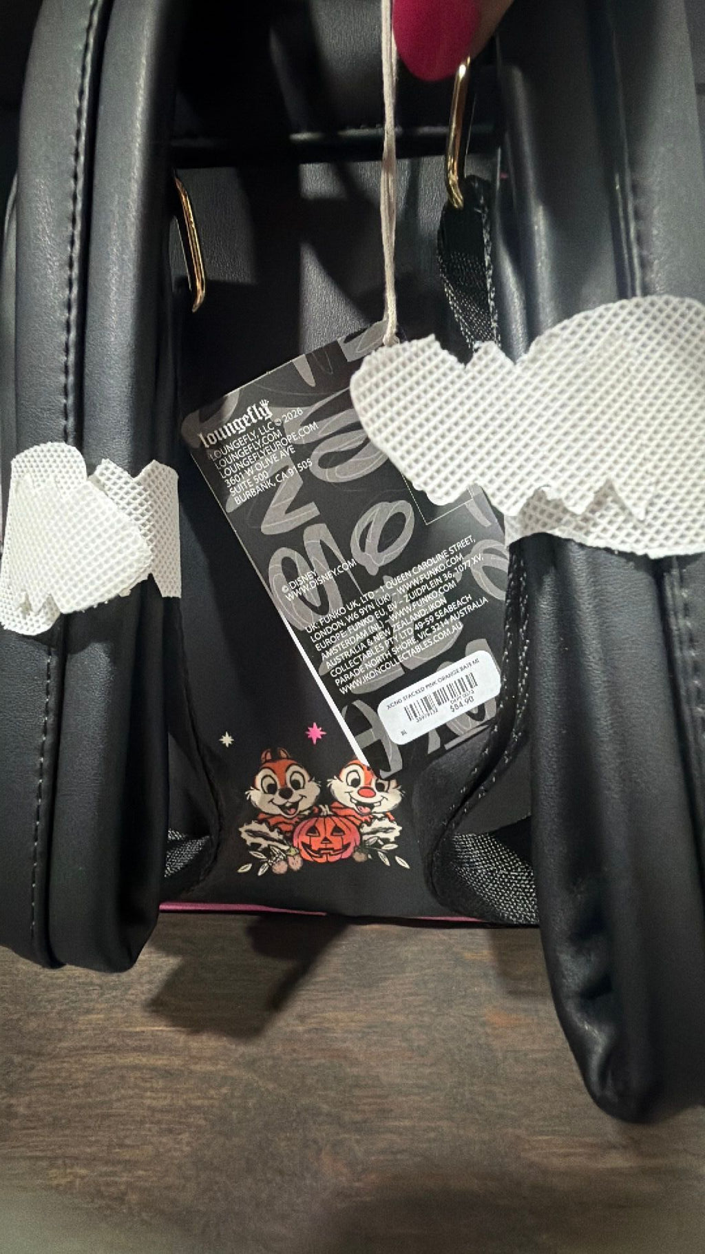 Chip and dale backpack NWT