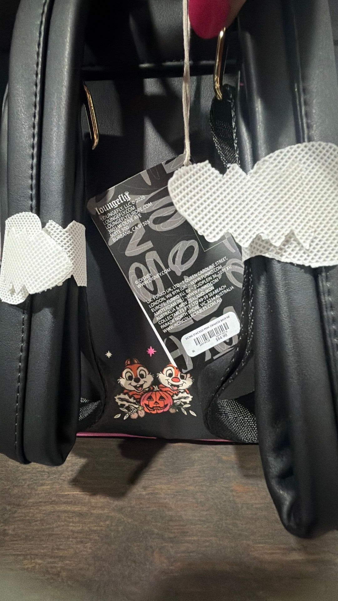 Chip and dale backpack NWT