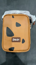 Buckle-Down Scooby Doo Bag, Cross Body, Scooby Doo Smiling Face And Spots, Brown, Vegan Leather