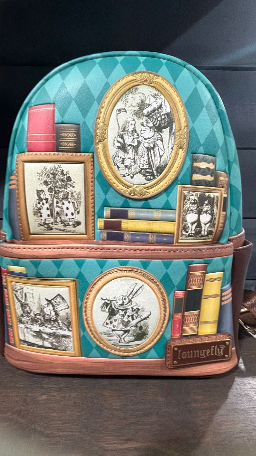 Alice in Wonderland Book Loungefly Mini Backpack (Books-a-Million Exclusive)