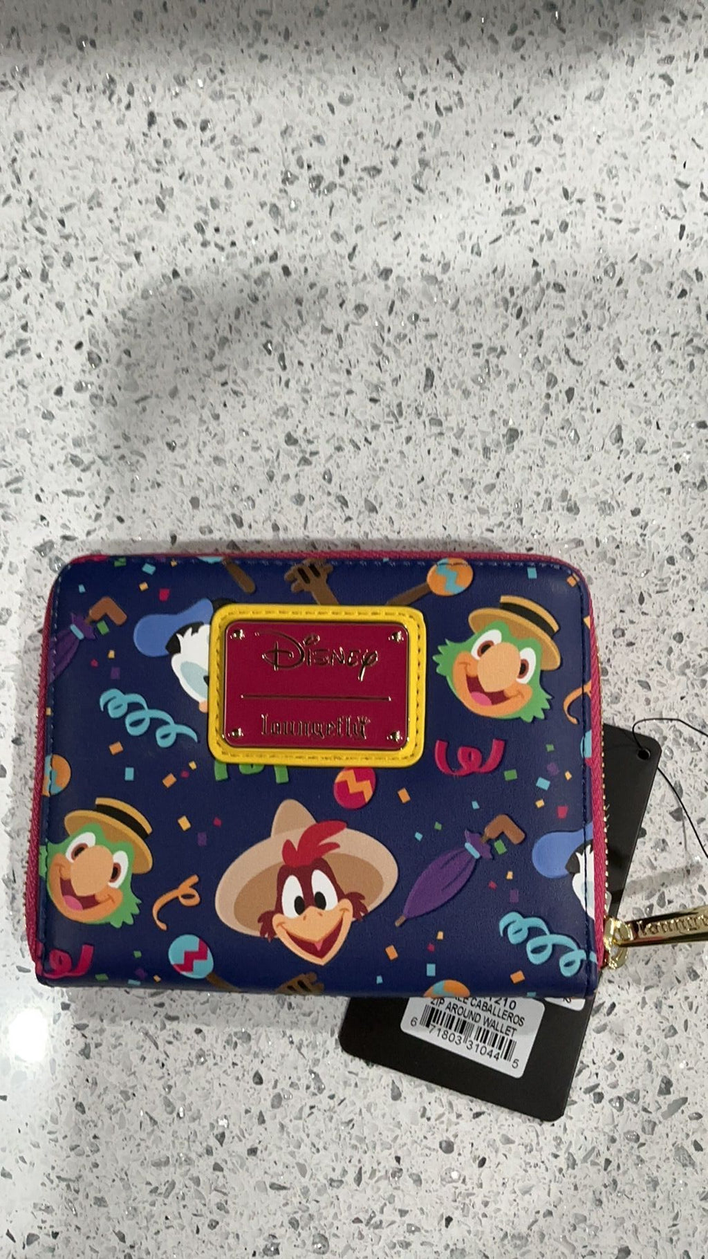 Loungefly NWT Disney Three Caballeros Zip Around Wallet