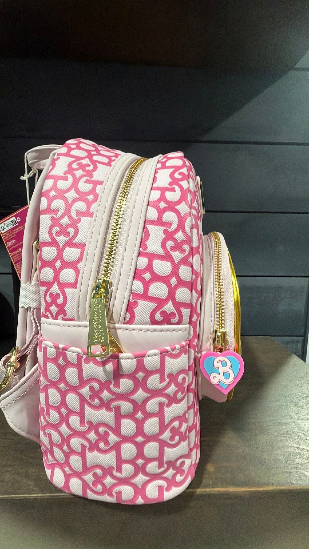 Loungefly Barbie the Movie Logo Mini Backpack