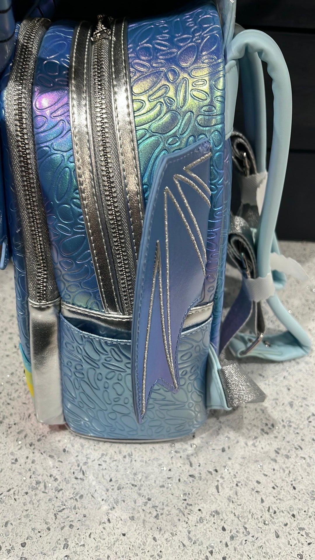 Blue dragon backpack NWT