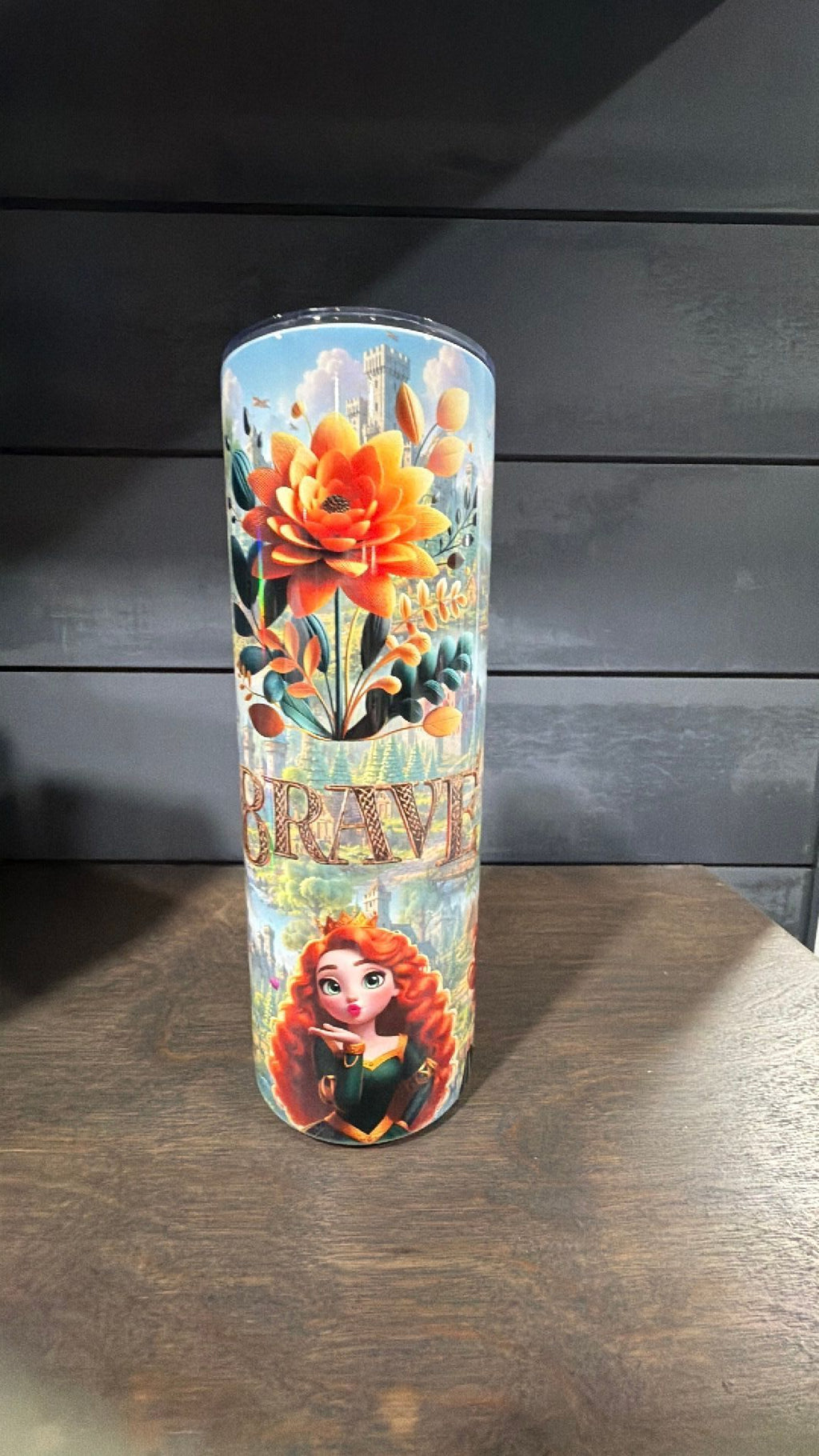 Brave inspired tumbler